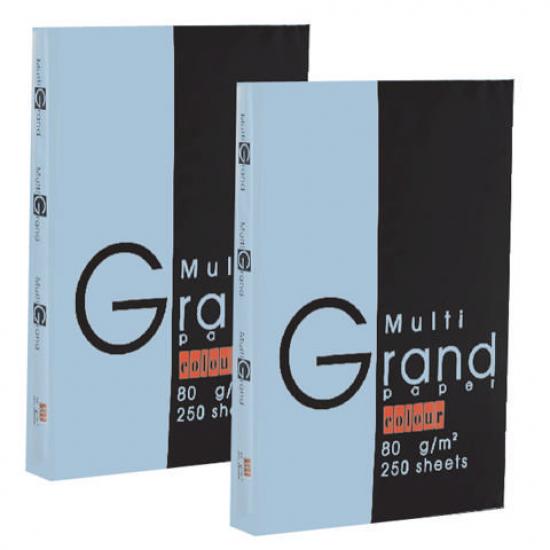 Бумага GRAND А4, 80г/м, 250 л. пастель голубая "СЗЛК" - 1
