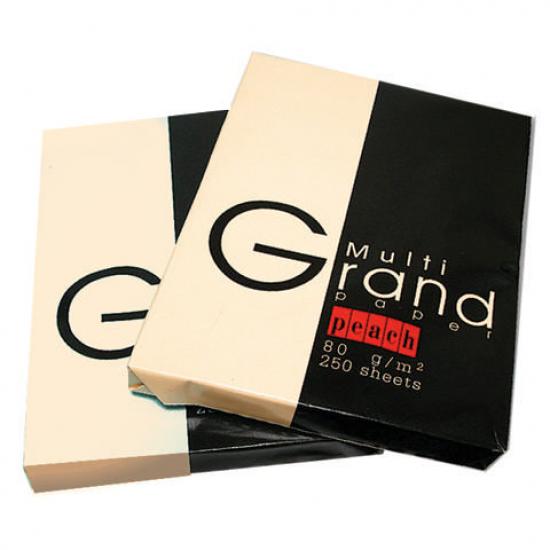 Бумага GRAND А4, 80г/м, 250 л. пастель персиковая "СЗЛК" - 1