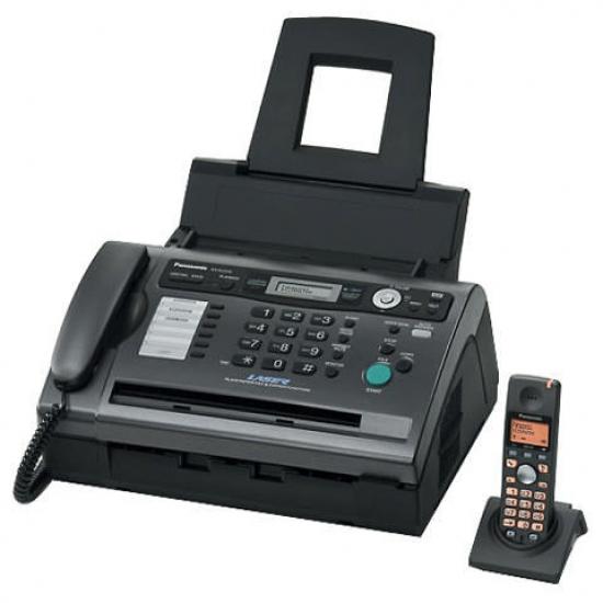 Факс лазерный PANASONIC KX-FLC413 RU, обычная бумага 80 г/м2 А4, АОН, а/ответчик DECT - 1